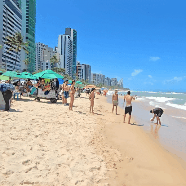 Praia de Boa Viagem em Recife PE