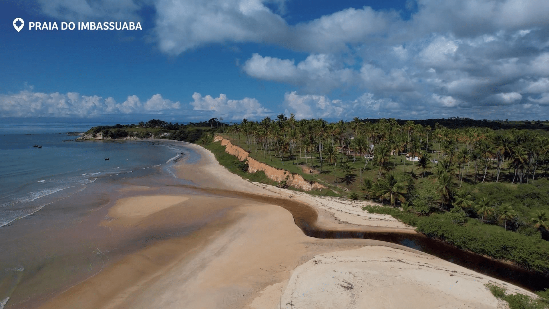 Praia de Imbassuaba em Cumuruxatixa Praia de Imbassuaba em Cumuruxatixa